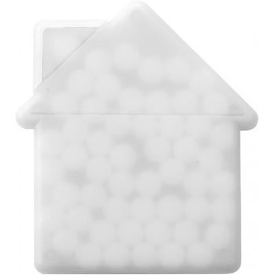 Image of House shaped mint card.