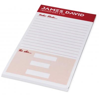 Image of Desk-Mate® 1/3 A4 notepad - 25 pages