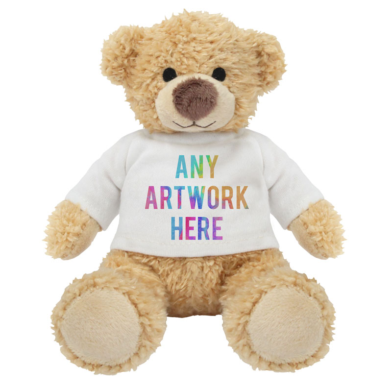 Image of Printed Soft Toy Harry Teddy Bear